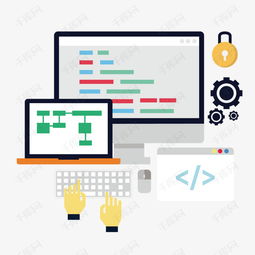矢量電腦編程素材免費下載 高清PSD裝飾圖案與編程靈感